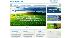 Desktop Screenshot of ecyclesecure.com